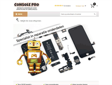 Tablet Screenshot of consolepro.nl